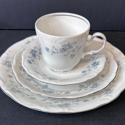 64 Piece Vintage Johann Haviland ‘Blue Garland’ China (1991-2008)