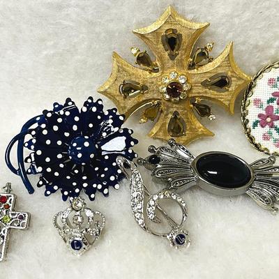Lions Club Brooches, Convertible Pendants and More