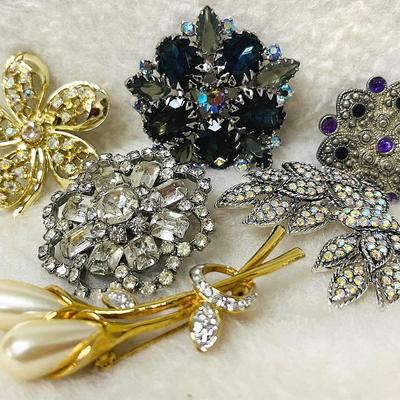Cocktail Fashion Brooches