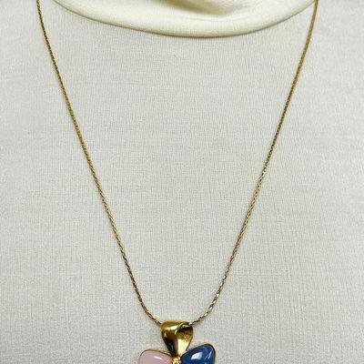 Vintage “Avon” Clover Leaf Necklace