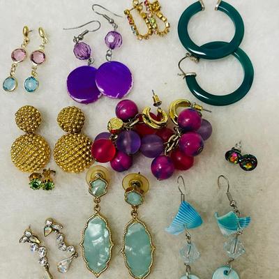 Colorful Vintage Fashion Earrings from “Avon” and More