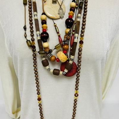 Fashion Beaded Necklaces from “Worthington” and More