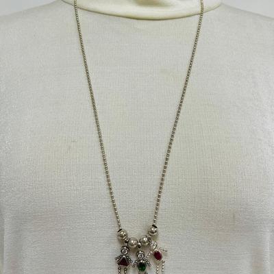 Sterling Silver Birthday Charm Necklace 