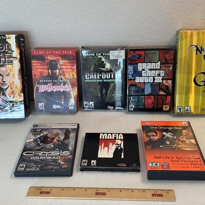 PC Game Lot - The Orange Box Collection, GTA III, Neverwinter Nights Gold 