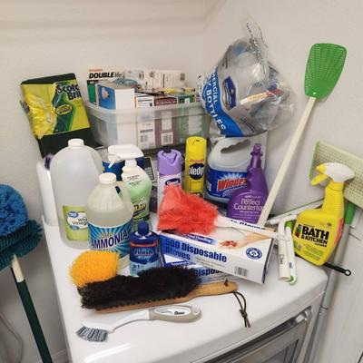 Household Cleaning Supplies, Tools, Lightbulbs - Brushes, Chemicals