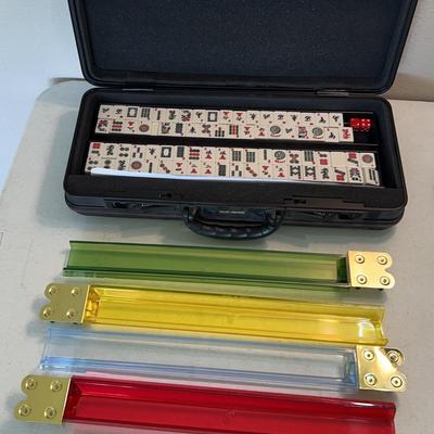 Vintage Mah-Jongg Table Set Locking Case
