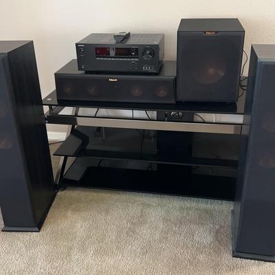 Onkyo TX-SR444 Reciever & Klipsch Surround Sound Speakers