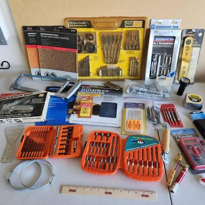 26+pc Hand Tools, Drill Bit Sets - Black&Decker, Swingline, Craftsman