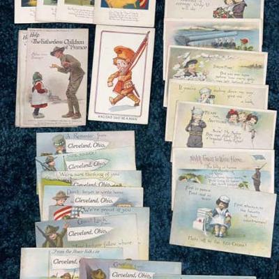 Wwi propaganda pride and personal postcards