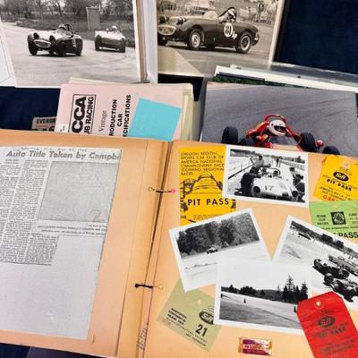 Historic auto racing photo collection, late 20th century