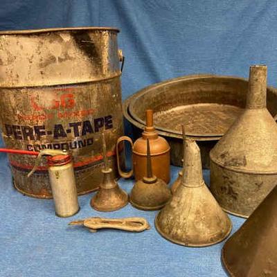 Galvanized garage lot