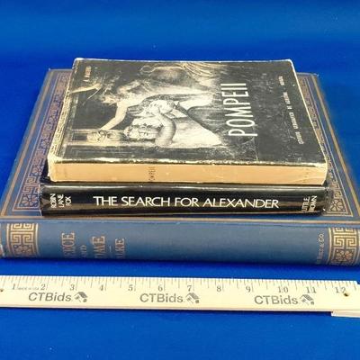 Grecian and roman history books printed 1880s 1980s