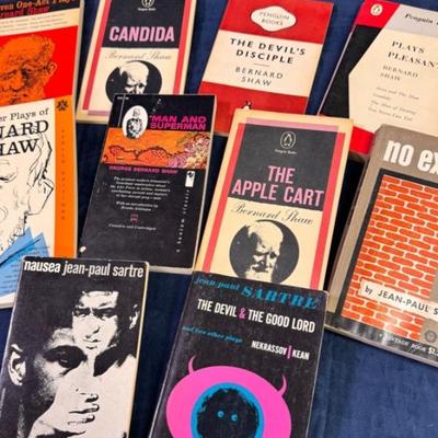 George bernard shaw jean paul sartre paperbacks