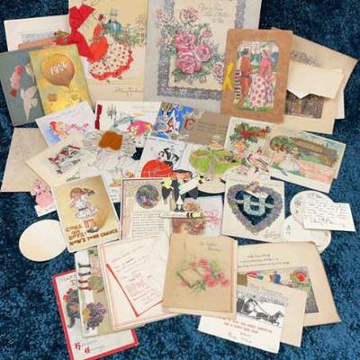 Antique personalized greeting cards