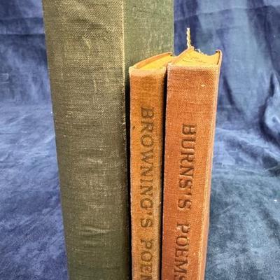 Chief american poets 1905 robert burns, browning 1920
