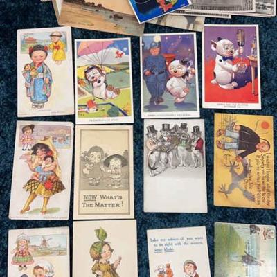 Vintage american postcards