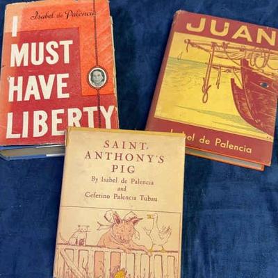 Autographed isabel de palencia novels