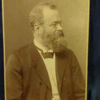 Professor karl henrich barth cabinet card