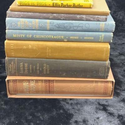 Vintage novel lot 3 lorna doone, heidi, misty