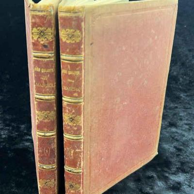 Don quijote 1875, two volume set, spanish language