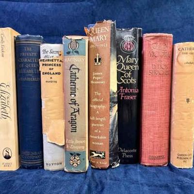 Collection of history books queens