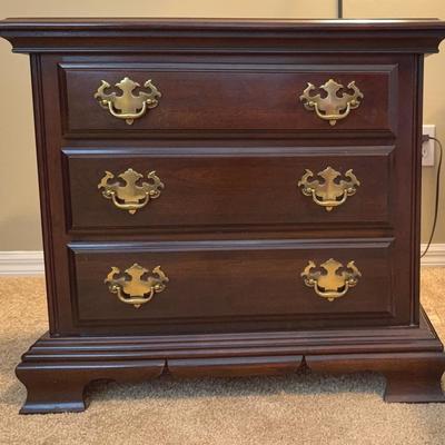 Kincaid Solid Cherrywood 3 Drawer Night Stand