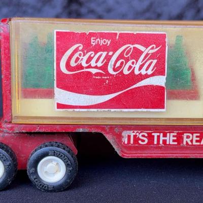  Late 1970s early 1980s Pressed Steel Buddy L Coca-Cola Delivery Truck