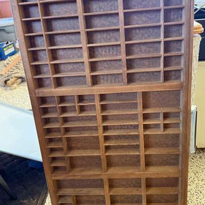Letterpress Drawer - Printer’s Tray - Type Case