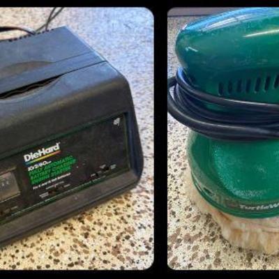 DieHard Car Battery Charger And Turtle Wax Buffer/Polisher