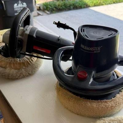 7” DrillMaster Variable Speed Polisher/Sander & 10” Waxmaster W109 Random Orbit Buffer