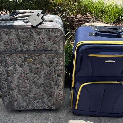 2 Suitcases: Diane Von Furstenburhlg & Rockland