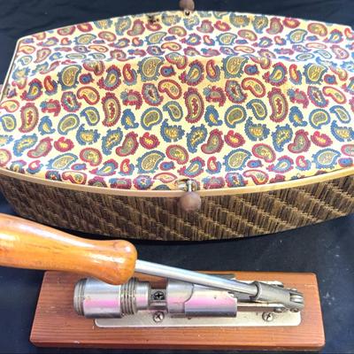 Salton Hot Tray Automatic Bun Warmer Cloth Lid & Heating Cord And Heavy Duty Lever-action Nut Cracke