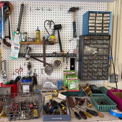 Assortment Of Miscellaneous Tools, Fasteners, Accessories, And More