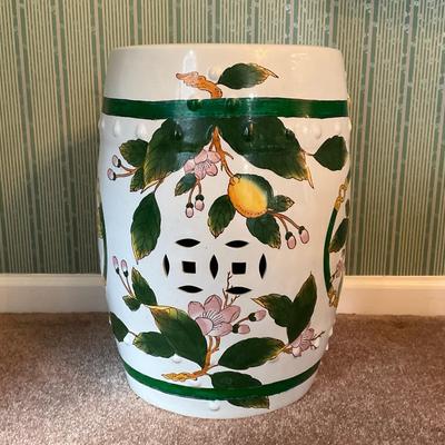 Chinese Painted Garden Stool