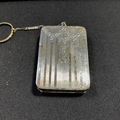 Art Deco Sterling Silver Compact