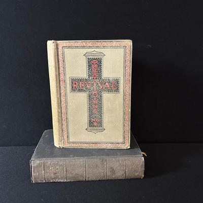 Antique Bible & Hymn Book