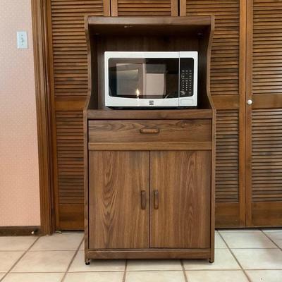Kenmore Microwave & Storage Cabinet 