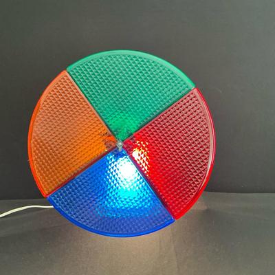 Vintage  Penetray Motorized Rotating Color Wheel Christmas Tree Light