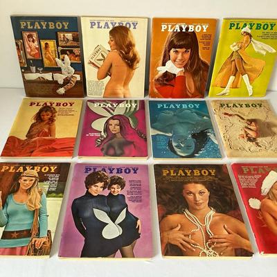 1970 Playboy Magazines
