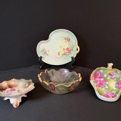 Decorative Assorted Floral Dishes 