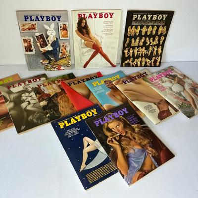 1973 Playboy Magazines