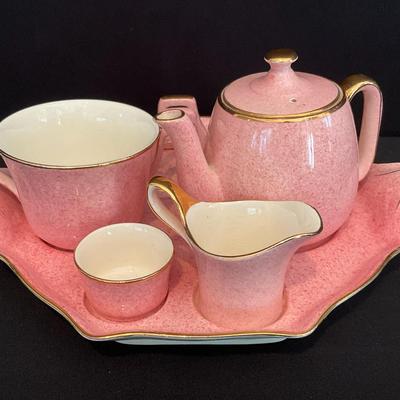 Vintage Royal Winton Grimwades Pink  Breakfast Set