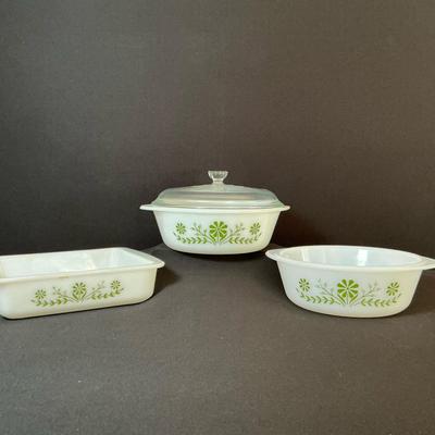 Vintage Glasbake Casserole Dishes
