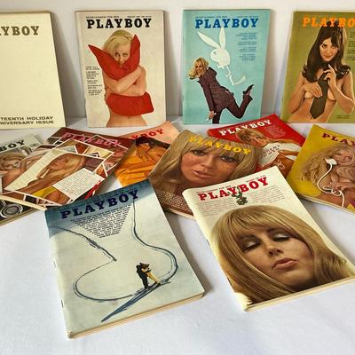 1969 Playboy Magazines 
