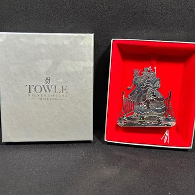 Towle Silver Christmas Ornament 