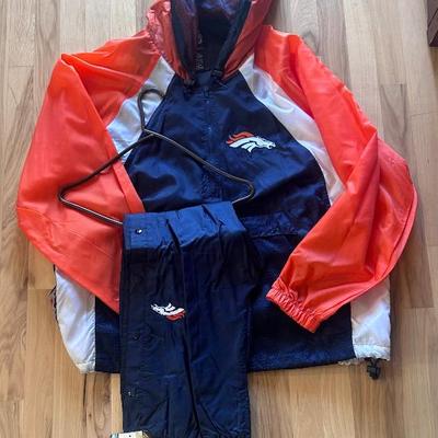 Broncos Windbreaker and Pants with tag