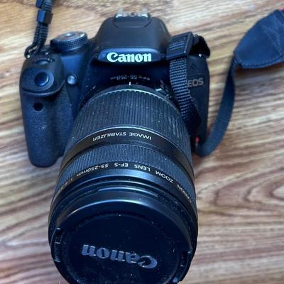 Canon Camera and Case