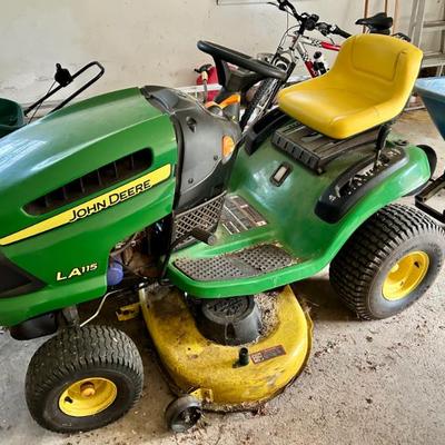 John Deere riding mower