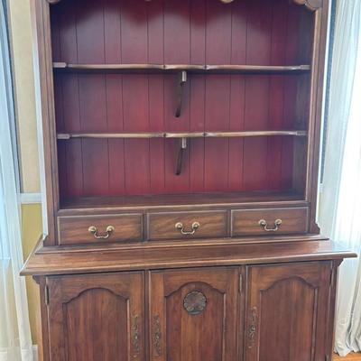 Wooden China Cabinet Hutch 