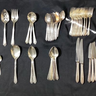 Vintage Silverplate Flatware Set – Mixed Serving and Dining Pieces